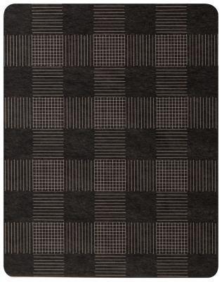 Декоративная нержавеющая сталь Antiscratch Dark Gray squares of lines
