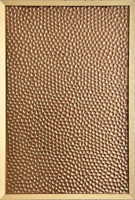 Декоративная нержавеющая сталь Embossing 3D Honeycombs Bronze Small