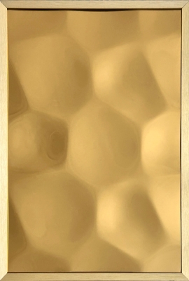 Декоративная нержавеющая сталь 3D Matt 3D Honeycombs Brass Matt