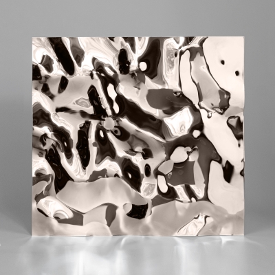Декоративная нержавеющая сталь 3D Mirror Water Ripple Middle Tea