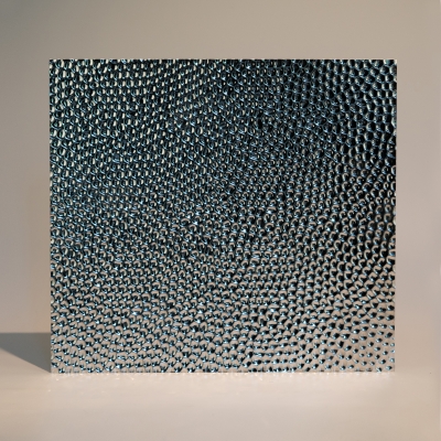 Декоративная нержавеющая сталь 3D Mirror Honeycombs Silver Small