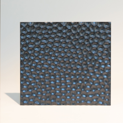 Декоративная нержавеющая сталь 3D Matt Honeycombs Black Middle