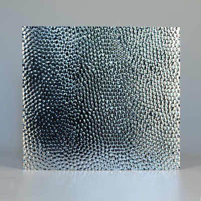 Декоративная нержавеющая сталь 3D Mirror Honeycombs Silver Small А