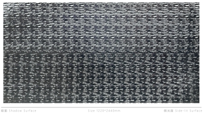 Декоративная нержавеющая сталь Vintage Black titanium embossed mirror distressed