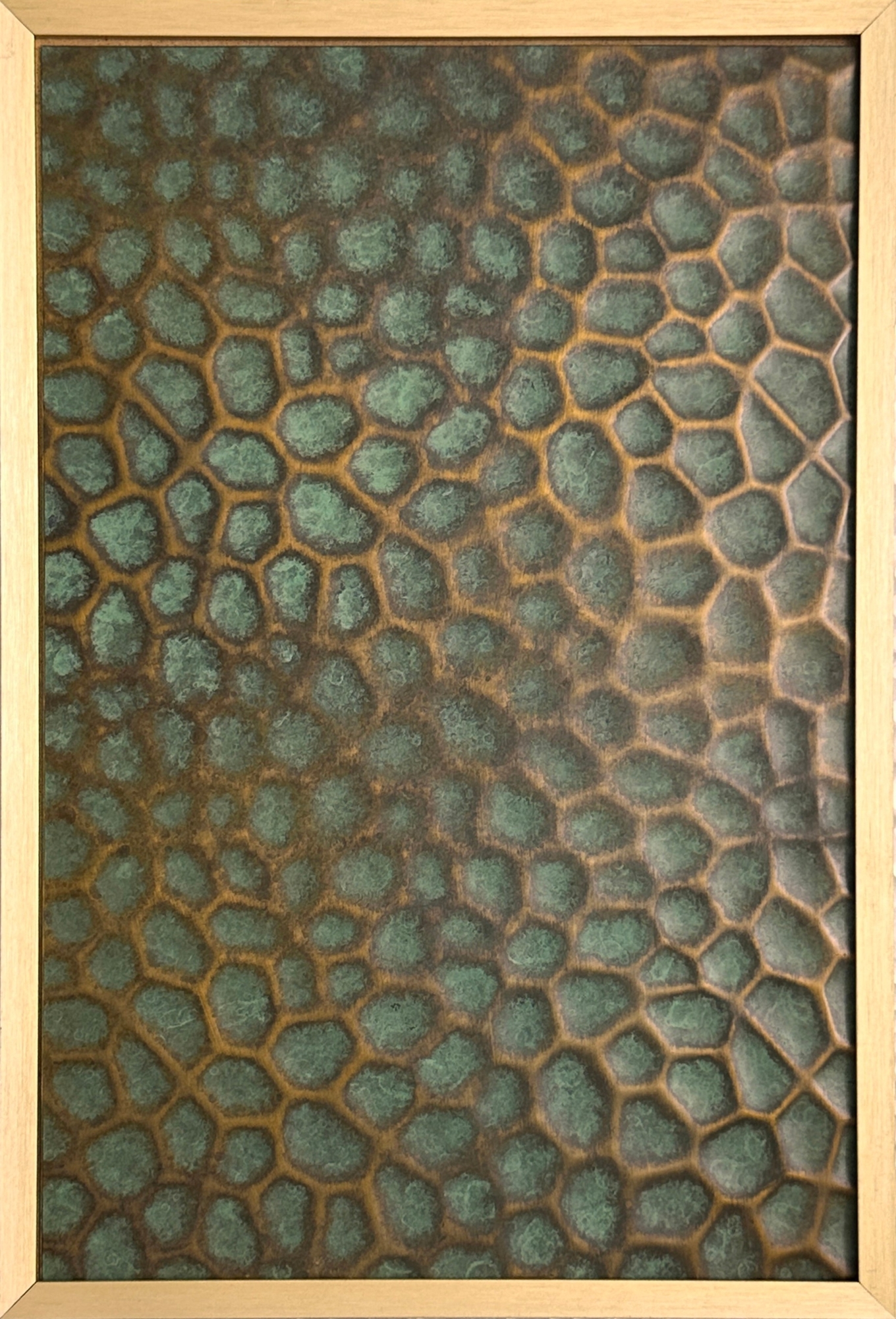 Декоративная нержавеющая сталь Embossing 3D Matt Dragonskin Copper Gold