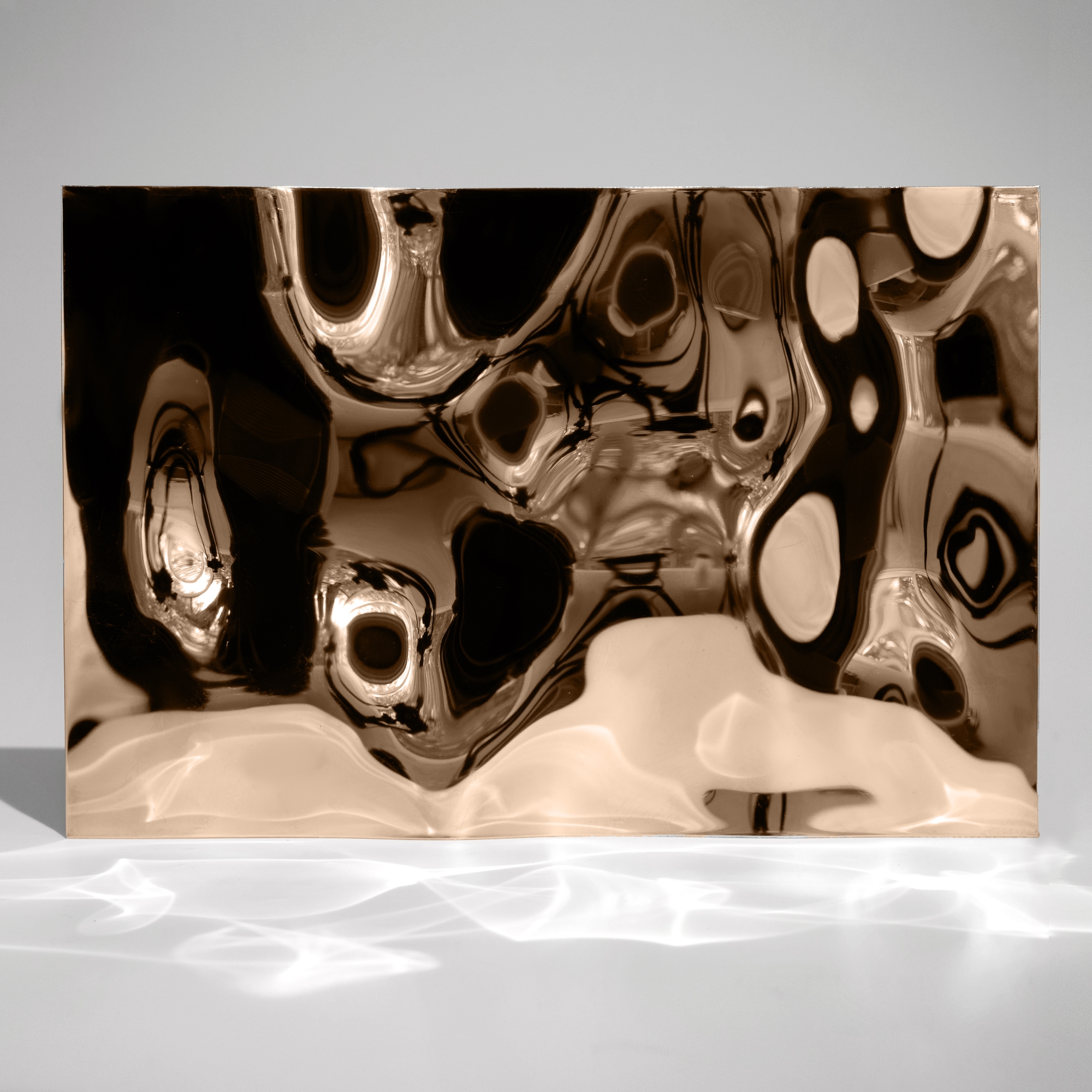 Декоративная нержавеющая сталь 3D Mirror Water Ripple Big Champagne Deep