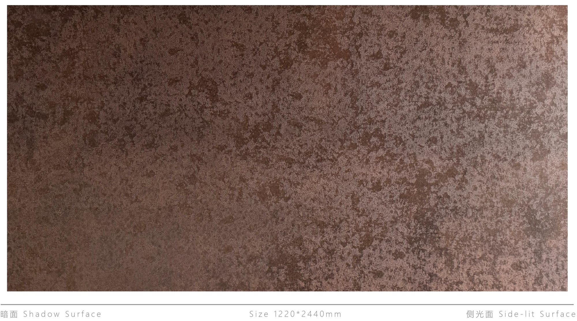 Декоративная нержавеющая сталь Vintage Earth rock mottled embroidery