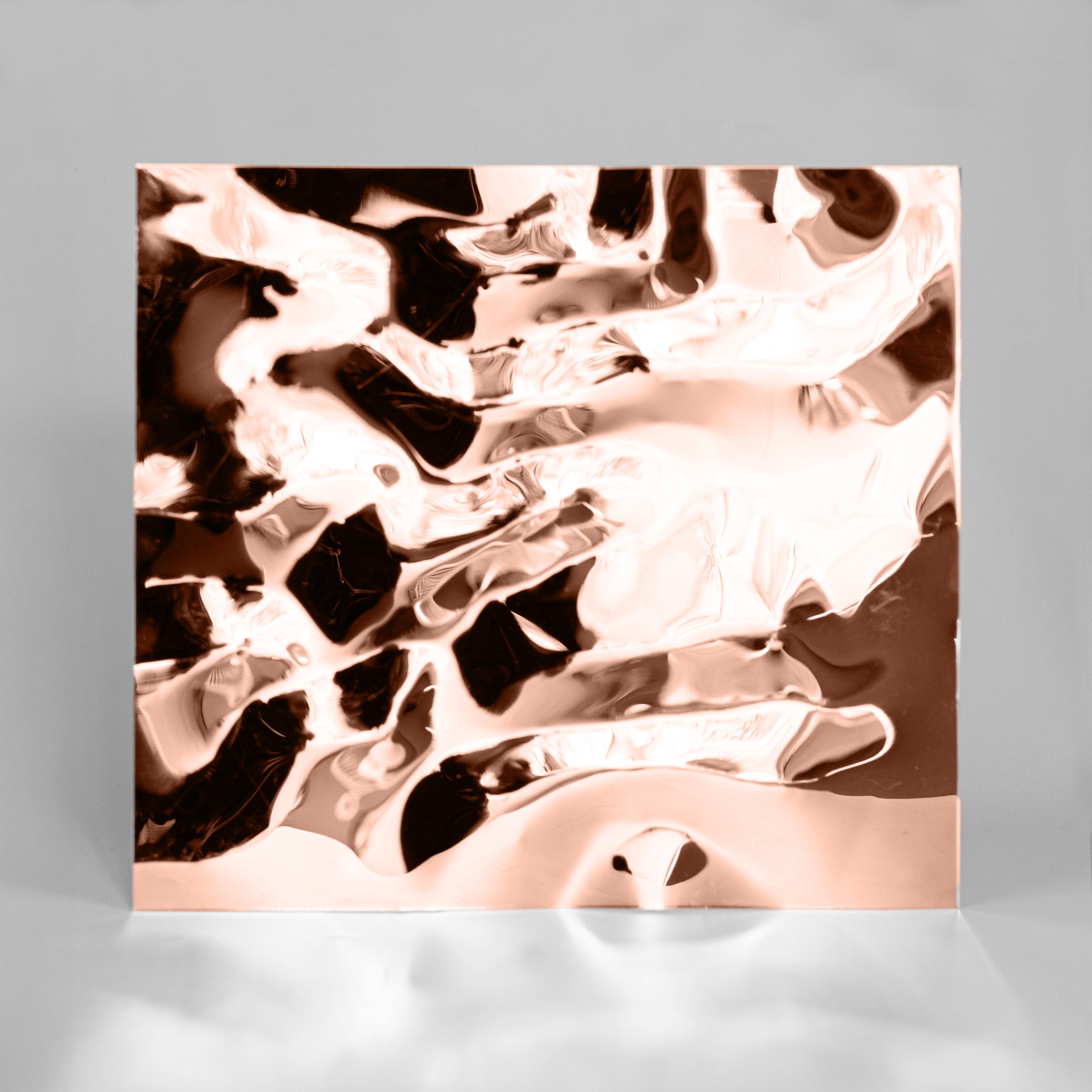 Декоративная нержавеющая сталь 3D Mirror Water Ripple flow move Rose
