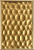 Декоративная нержавеющая сталь 3D Matt 3D Honeycombs Gold Middle