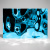 Декоративная нержавеющая сталь 3D Mirror Water Ripple Big Blue