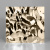 Декоративная нержавеющая сталь 3D Mirror Water Ripple Middle Champagne