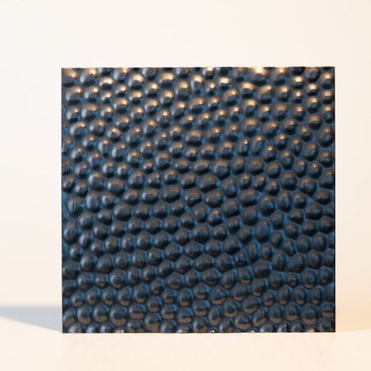 Декоративная нержавеющая сталь 3D Matt Honeycombs Black Middle A