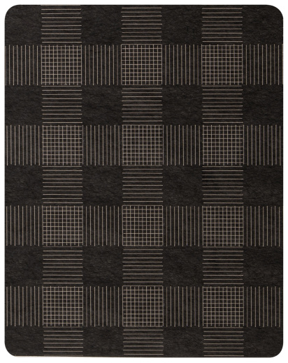Декоративная нержавеющая сталь Antiscratch Dark Gray squares of lines