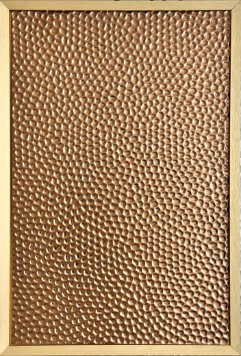 Декоративная нержавеющая сталь Embossing 3D Honeycombs Bronze Small
