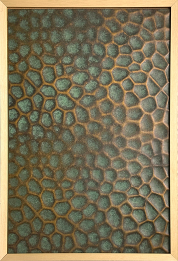 Декоративная нержавеющая сталь Embossing 3D Matt Dragonskin Copper Gold