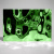 Декоративная нержавеющая сталь 3D Mirror Water Ripple Big Green