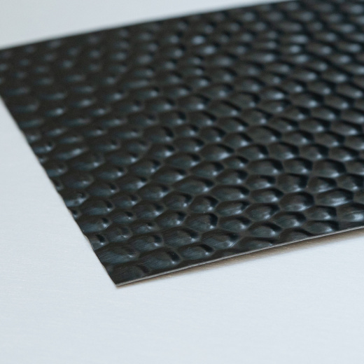 Декоративная нержавеющая сталь 3D Matt Honeycombs Black Middle A
