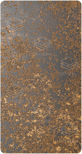 Декоративная нержавеющая сталь Vintage luxury Pixel gold