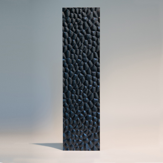 Декоративная нержавеющая сталь 3D Matt Dragon skin Black Middle А