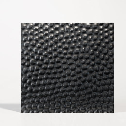 Декоративная нержавеющая сталь 3D Matt Honeycombs Black Middle A