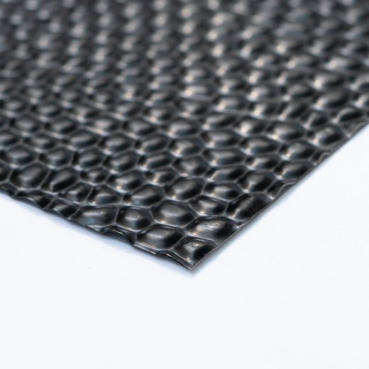Декоративная нержавеющая сталь 3D Matt Honeycombs Black Small А