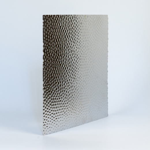 Декоративная нержавеющая сталь 3D Mirror Honeycombs Silver Small А